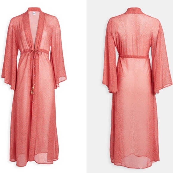 🌟Kimono in Red Floral Small - Picture 6 of 16